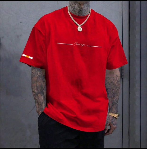 CAMISETA ROJA HOMBRE COURAGE