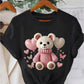 CAMISETA DAMA NEGRA OSA GLOBOS