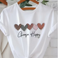 CAMISETA DAMA BLANCO CHOOSE HAPPY