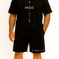 CONJUNTO HOMBRE CRUZ PARIS LINEA AZUL ROJA