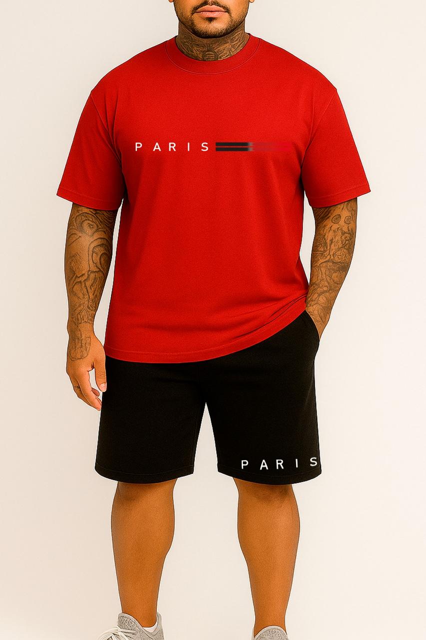 CONJUNTO HOMBRE ROJO PARIS LINEA ROJA