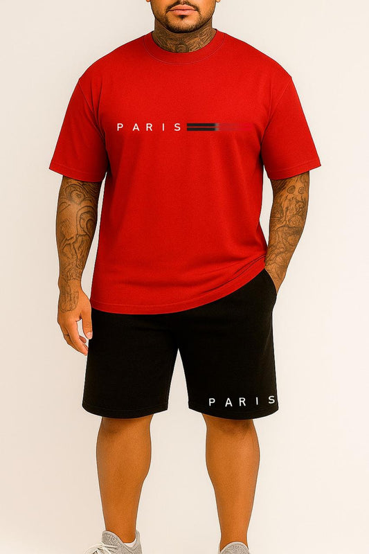CONJUNTO HOMBRE ROJO PARIS LINEA ROJA