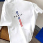 CAMISETA BLANCA PARIS DOBLE LINEA