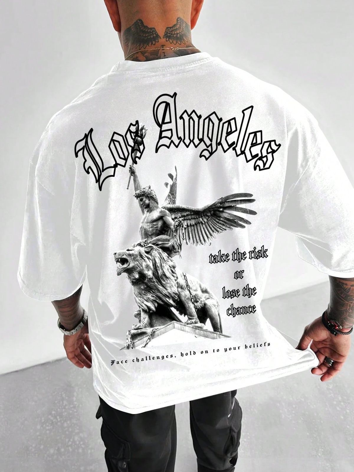 CAMISETA ANGEL ESTATUA