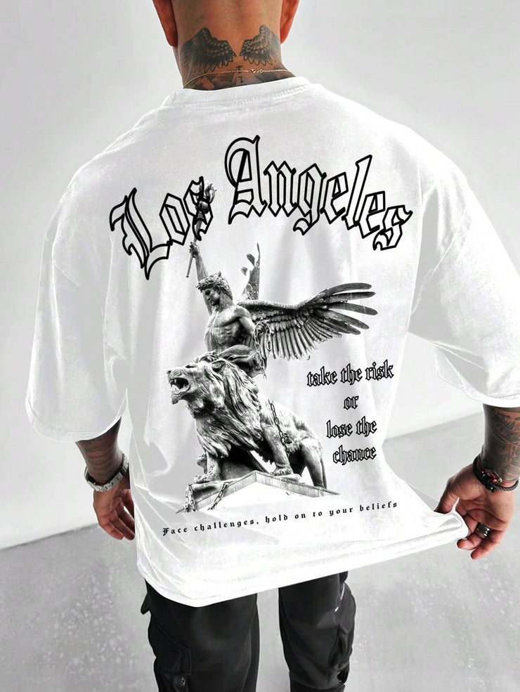 CAMISETA ANGEL ESTATUA