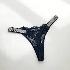 4 TANGA ENCAJE ESTILO EUROPEO