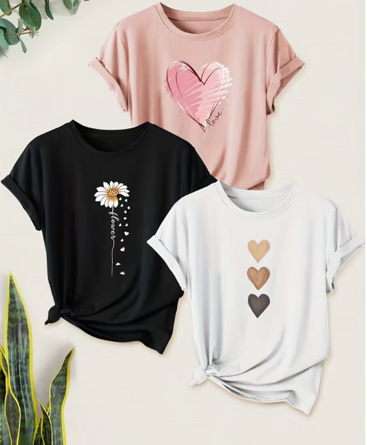 PACK CAMSIETAS 3 COLORES CORA