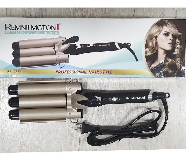 Rizador Ondulador Encrespador De Cabello 3 Tubos