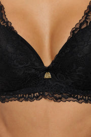 CONJUNTO SENSUAL ENCAJE NEGRO / Ref: 0923