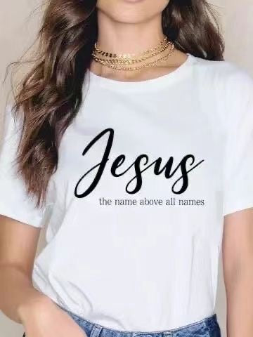 CAMISETA MUJER JESUS THE NAME 2010