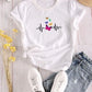 CAMISETA MUJER  ESTAMPADA 2012