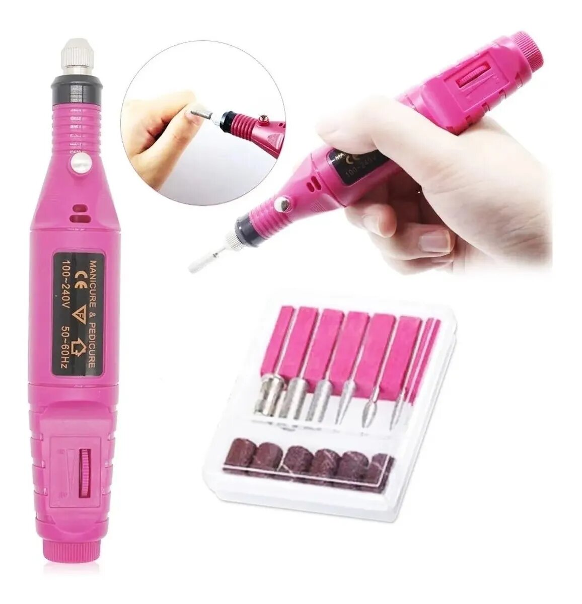 Kit Pulidor de Uñas/Uñas Acrílicas Eléctrico