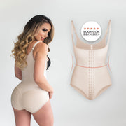 BODY CLÁSICO CON BROCHE BEIGE / Ref: 1232