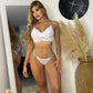 1 TANGA ENCAJE ESTILO EUROPEO BLANCO