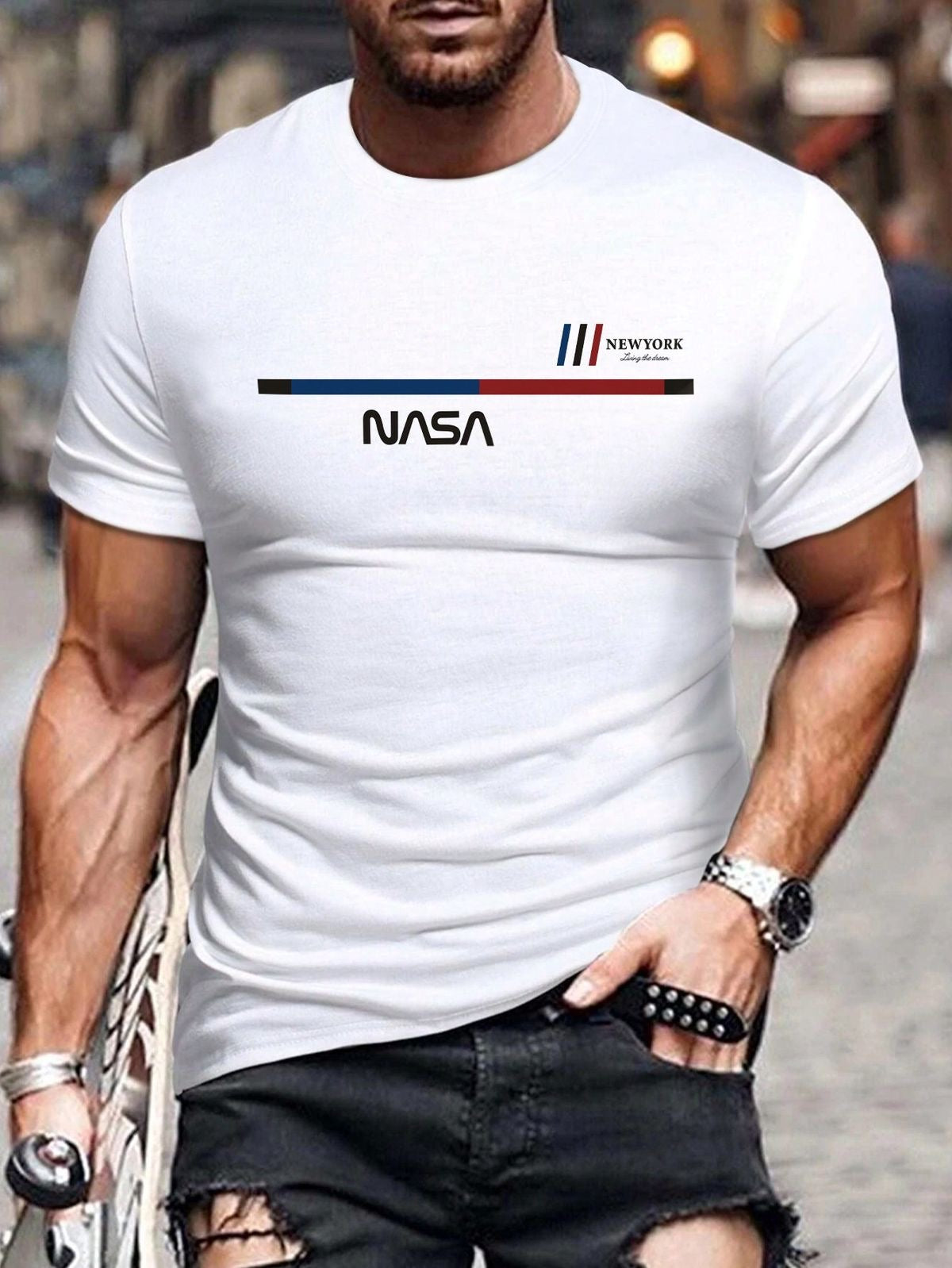 CAMISETA NASA - ROJO 109