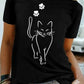 CAMISETA DAMA GATO HUELLA 302